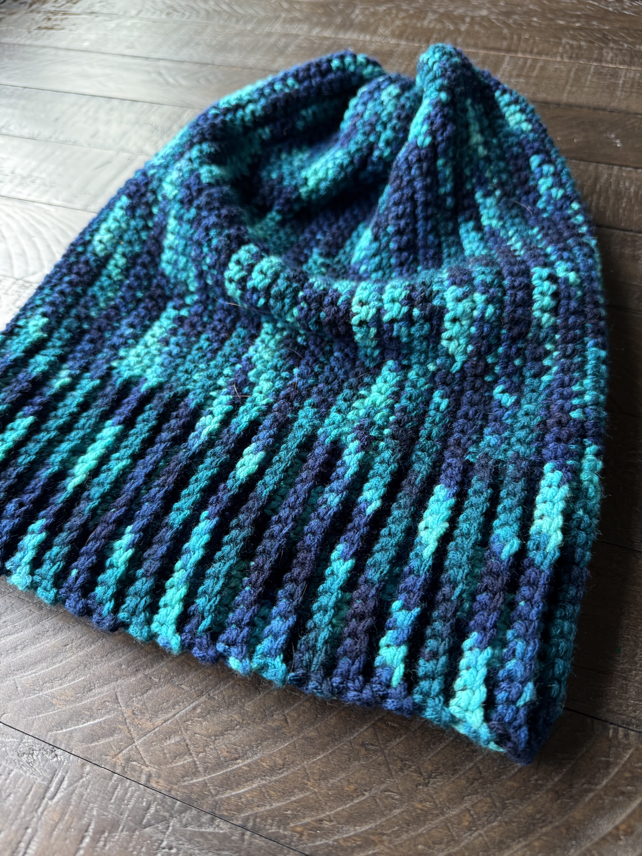 single crochet mens hat pattern
