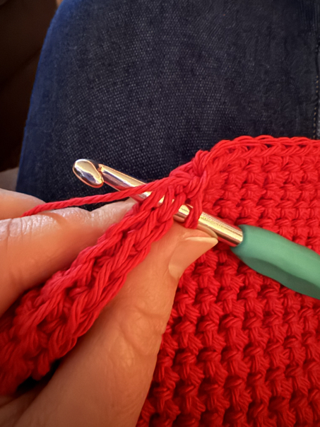 thermal stitch potholder step 9