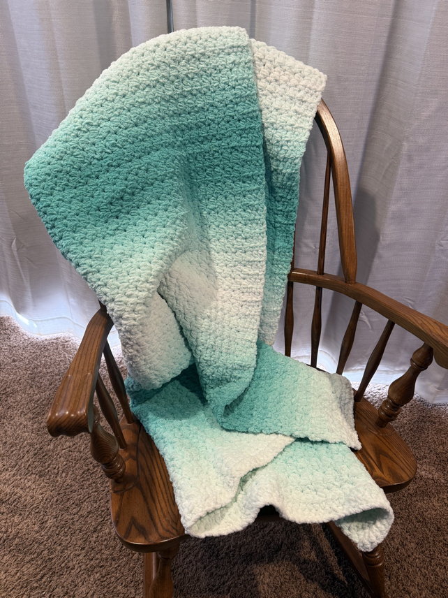 single and half double crochet blanket pattern