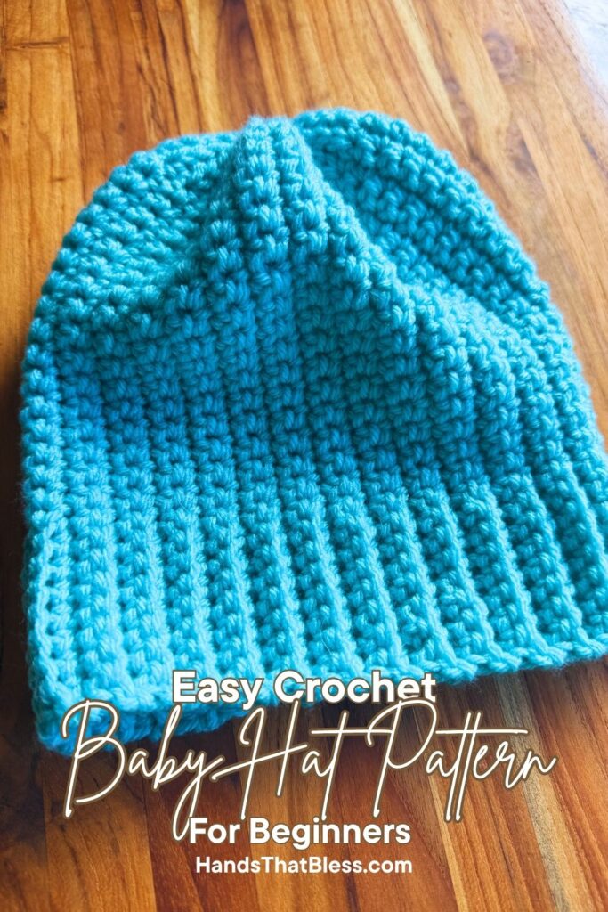 easy crochet baby hat pattern for beginners