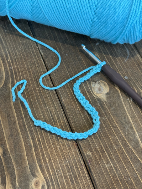 how to crochet a baby hat for beginners step 2