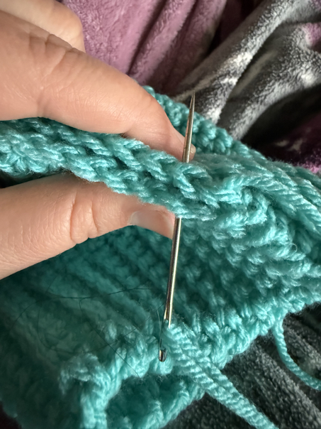 how to crochet a baby hat for beginners step 6