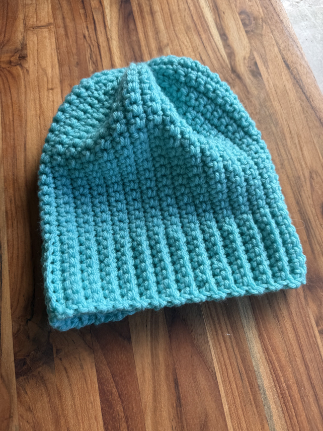 how to crochet an easy baby hat
