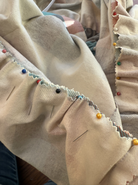how to make a gathered skirt without a pattern step 16