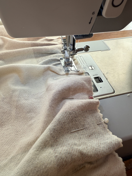 how to make a gathered skirt without a pattern step 17