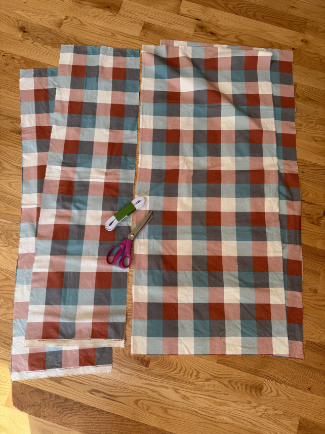 how to make a gathered skirt without a pattern step 2