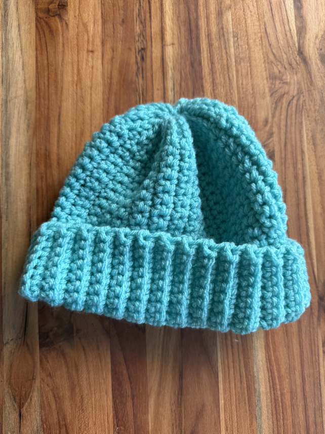 simple crochet baby hat pattern