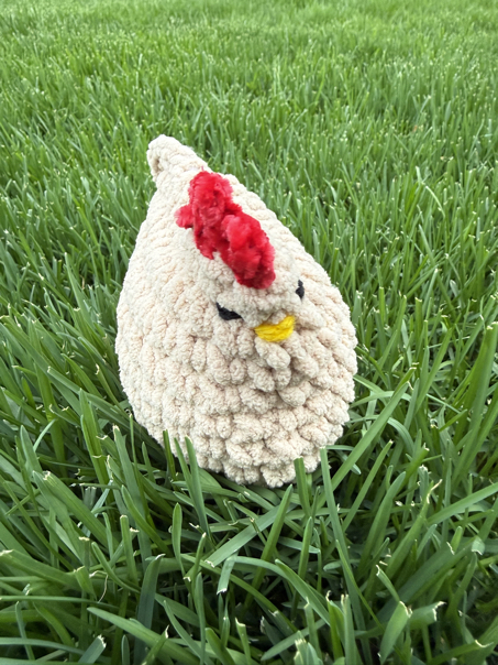 crochet farmhouse chicken