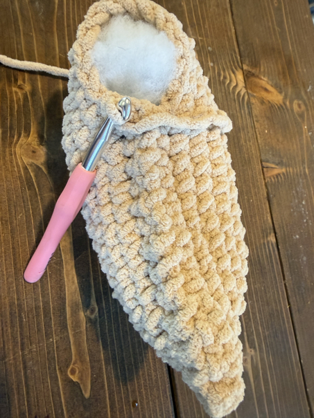how to crochet a chicken step 8