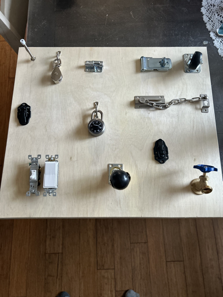 how to make a busy board step 1