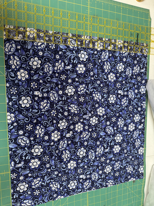 how to sew an envelope pillow cover step 1