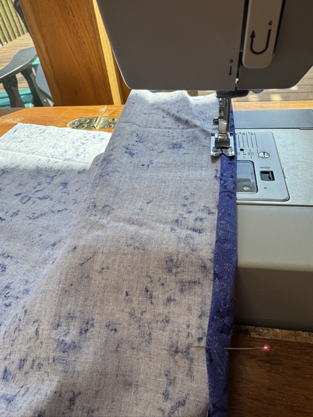 how to sew an envelope pillow cover step 3