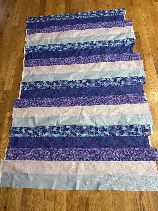 quilt as you go for beginners step 10