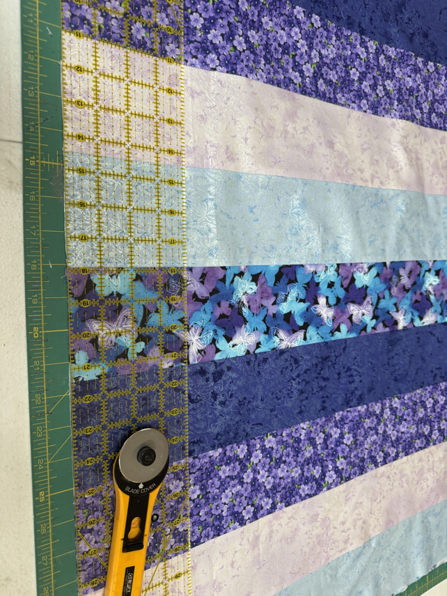 quilt as you go for beginners step 12