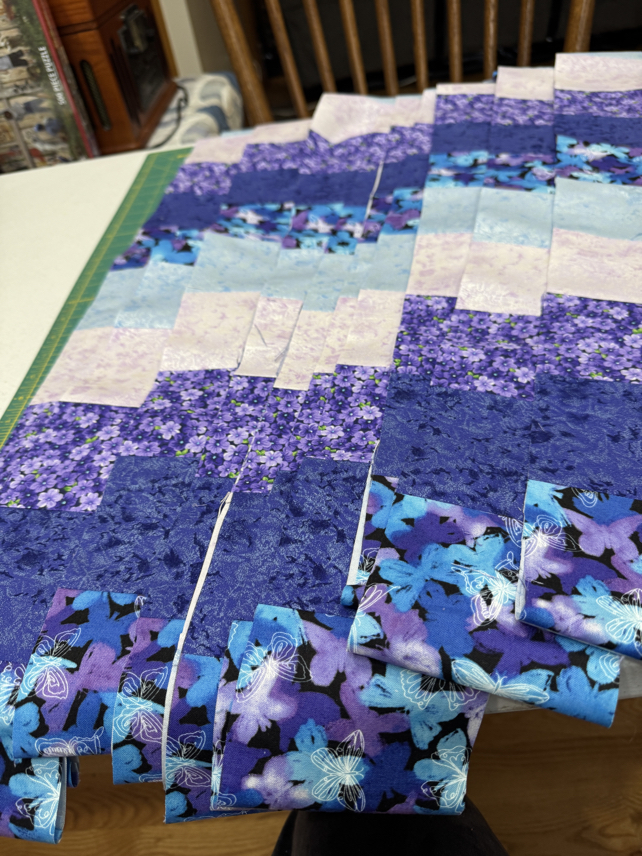 quilt as you go for beginners step 14