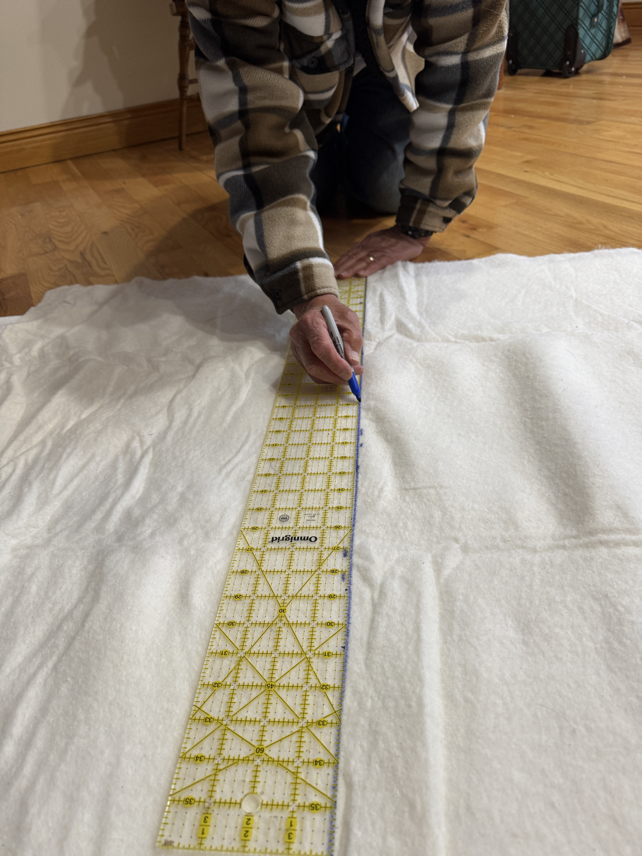 quilt as you go for beginners step 16