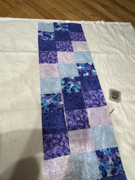quilt as you go for beginners step 21