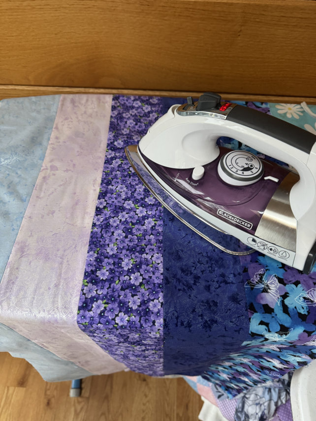 quilt as you go for beginners step 9