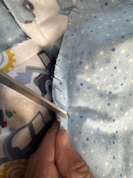 baby rag quilt sewing pattern step 7a