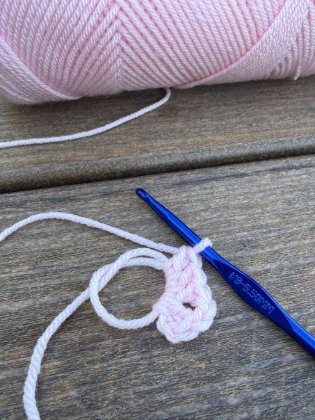 crochet blanket step 2