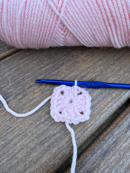 crochet blanket step 4
