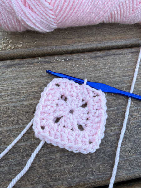 crochet blanket step 5
