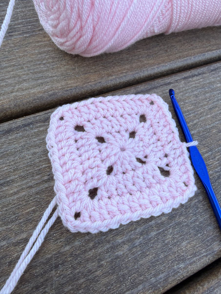 crochet blanket step 6
