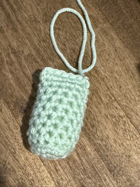 crochet frog arm step 4