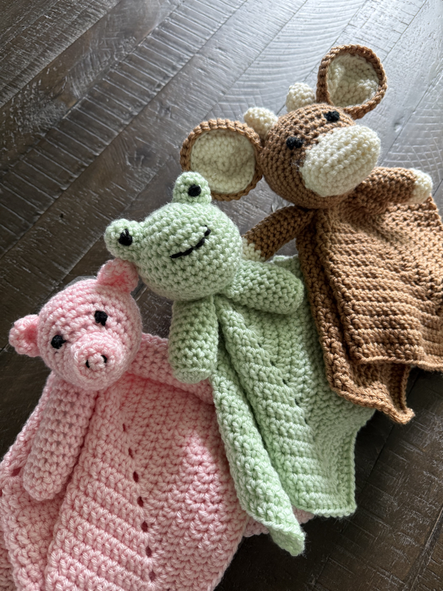 farm animal lovies crochet pattern