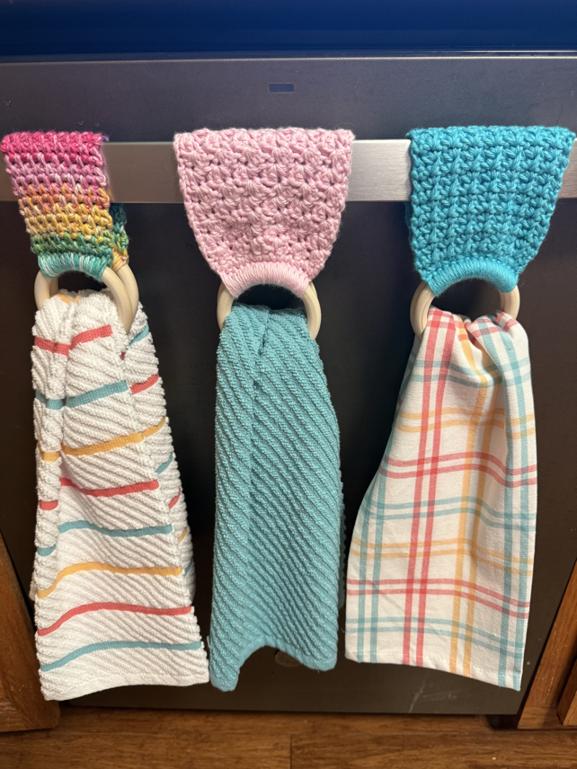 crochet towel topper pattern