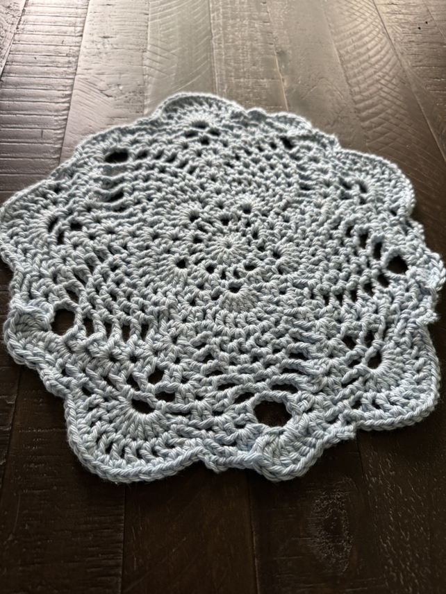 elegant crochet placemat pattern