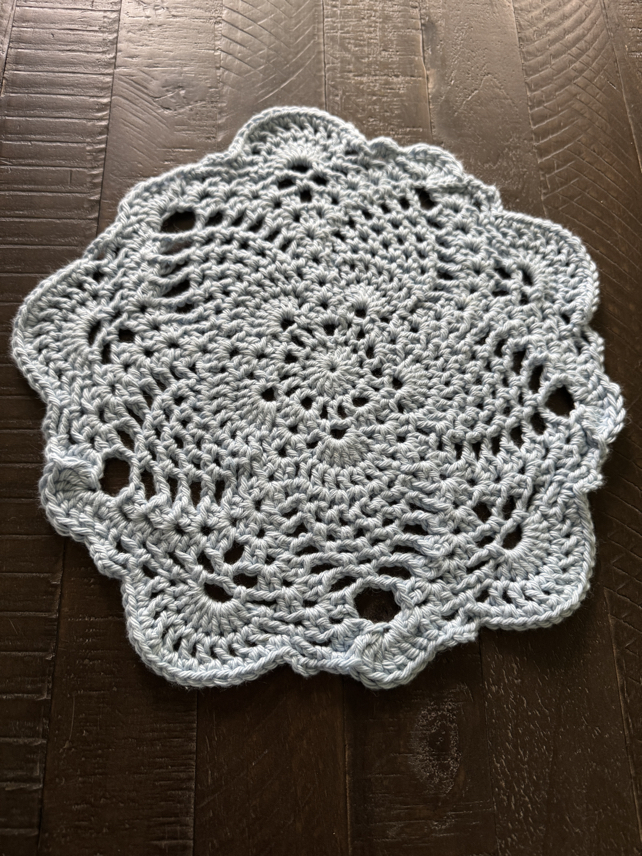 pineapple placemat crochet pattern