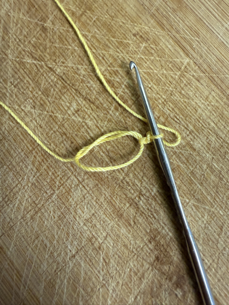 crochet flower bracelet step 5