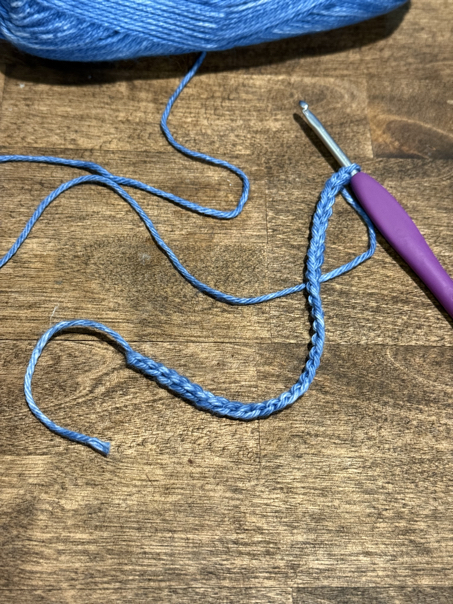 crochet small purse step 1
