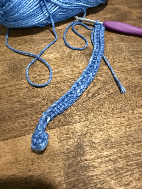 crochet small purse step 2