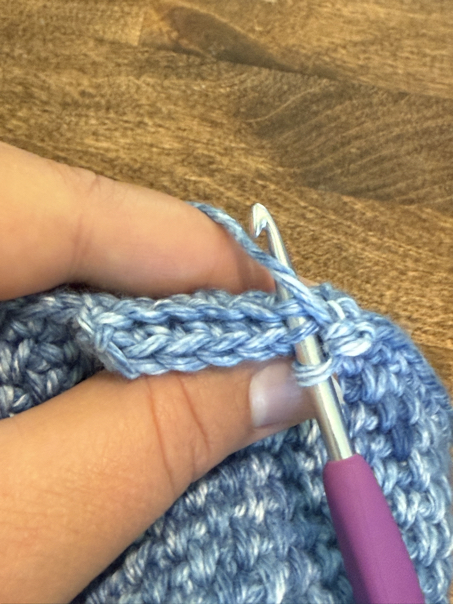 crochet small purse step 8