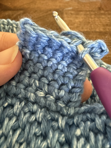 crochet small purse step 9