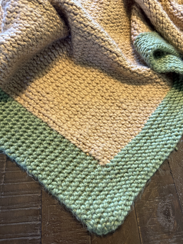 pattern for simple knit baby blanket