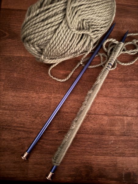 simple knit baby blanket pattern step 1