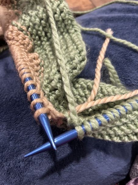 simple knit baby blanket pattern step 4