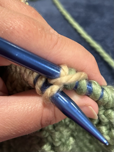 simple knit baby blanket pattern step 6