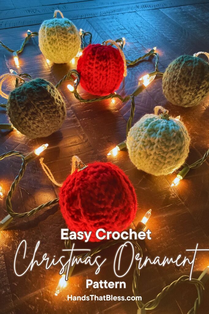 easy crochet christmas ornament pattern