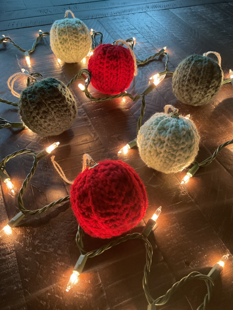 how to make ball ordaments crochet pattern
